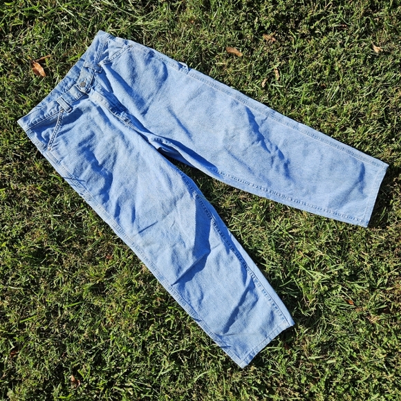 Vintage Riveted by Lee Carpenter Jeans in a Light Wash Size 12 - Picture 2 of 9